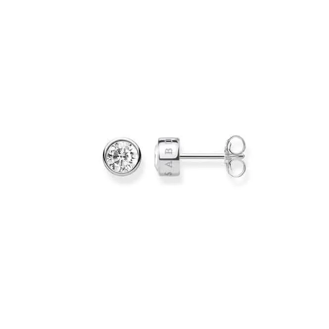Sterling Silber Damen Ohrstecker mit weißen Steinen H1963-051-14 Thomas Sabo Ohrringe