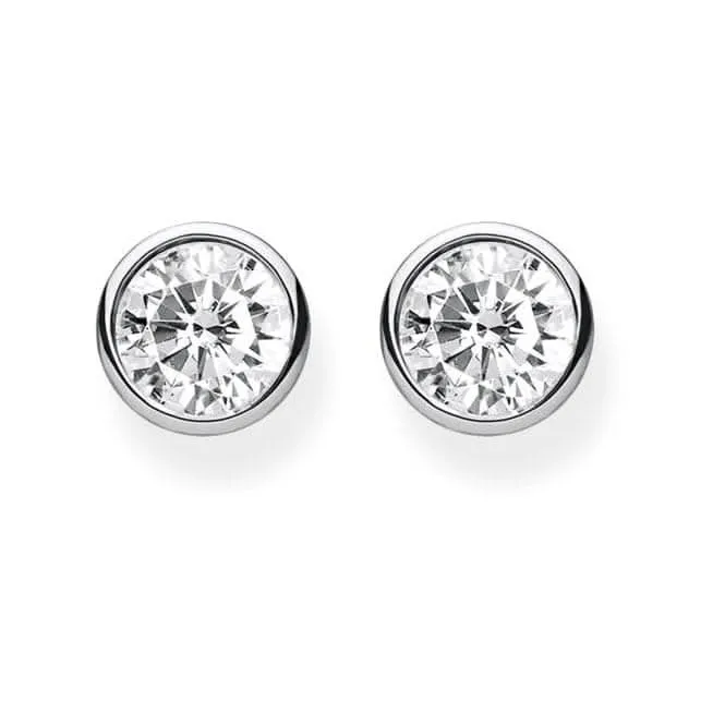 Sterling Silber Damen Ohrstecker mit weißen Steinen H1963-051-14 Thomas Sabo Ohrringe