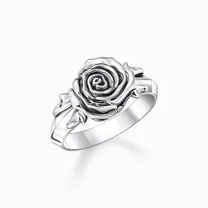 Sterling Silber Midnight Rose Ring TR2487-637-21 Thomas Sabo Ringe