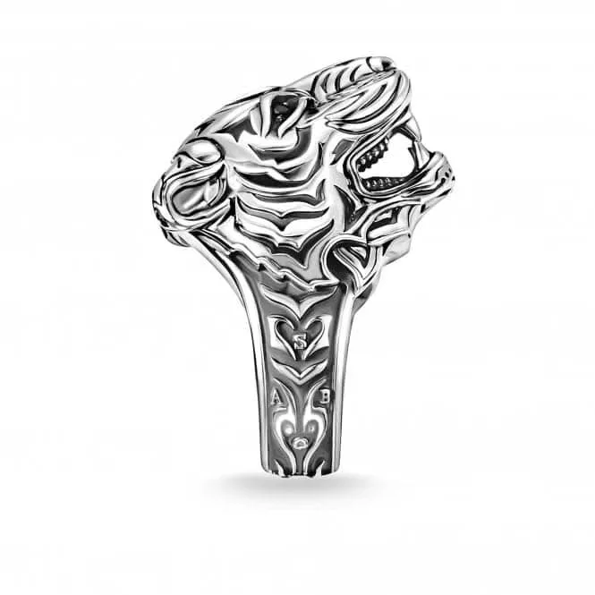 Sterling Silber Kraftvoller Tiger Ring TR2294-643-21 Thomas Sabo Ringe