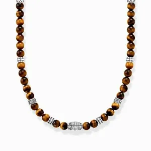 Sterling Silber Tigerauge Halskette KE2180-826-2 Thomas Sabo Halsketten