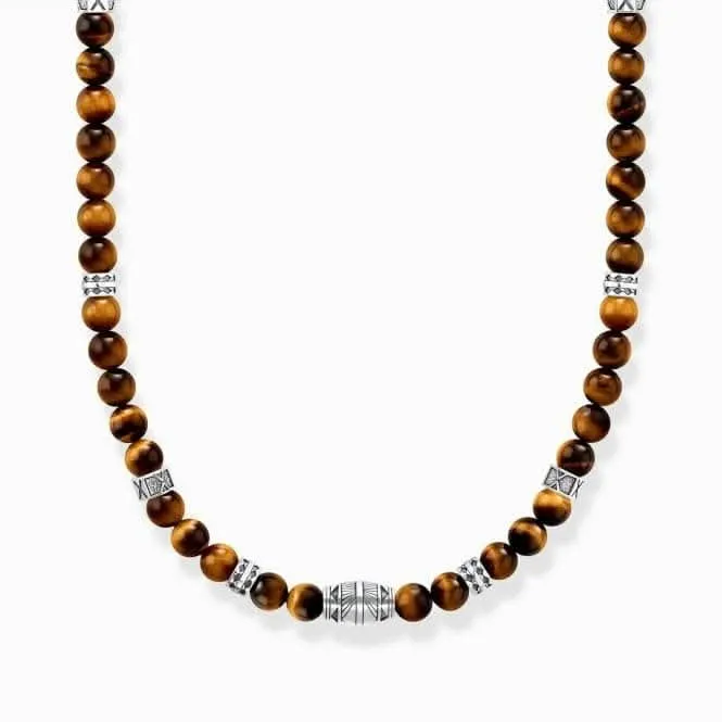 Sterling Silber Tigerauge Halskette KE2180-826-2 Thomas Sabo Halsketten
