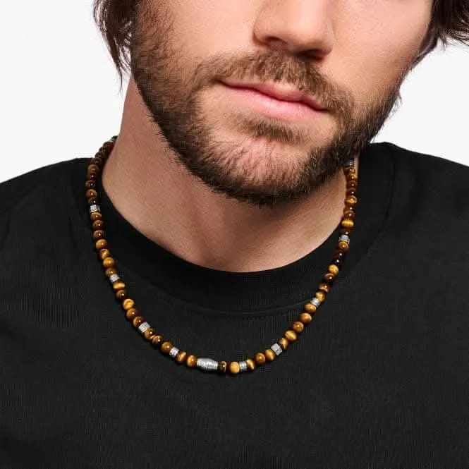 Sterling Silber Tigerauge Halskette KE2180-826-2 Thomas Sabo Halsketten