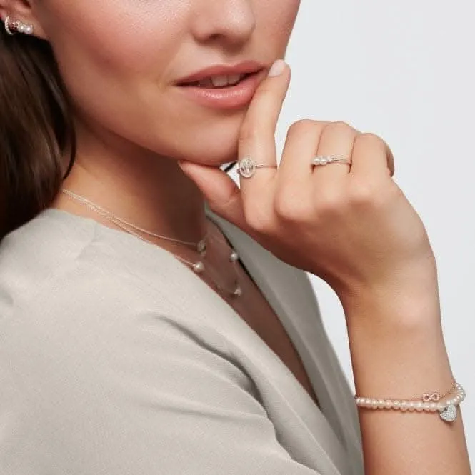 Sterling Silber Baum Der Liebe Weiß Ring TR2375-051-14 Thomas Sabo Ringe