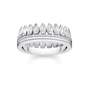 Sterling Silber Weißes Blatt Ring TR2282-051-14 Thomas Sabo Ringe