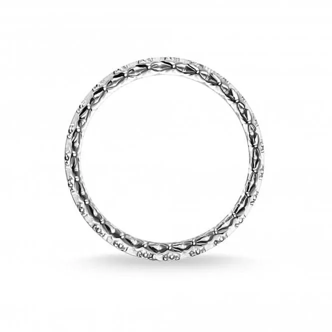 Sterling Silber Weißes Blatt Ring TR2282-051-14 Thomas Sabo Ringe