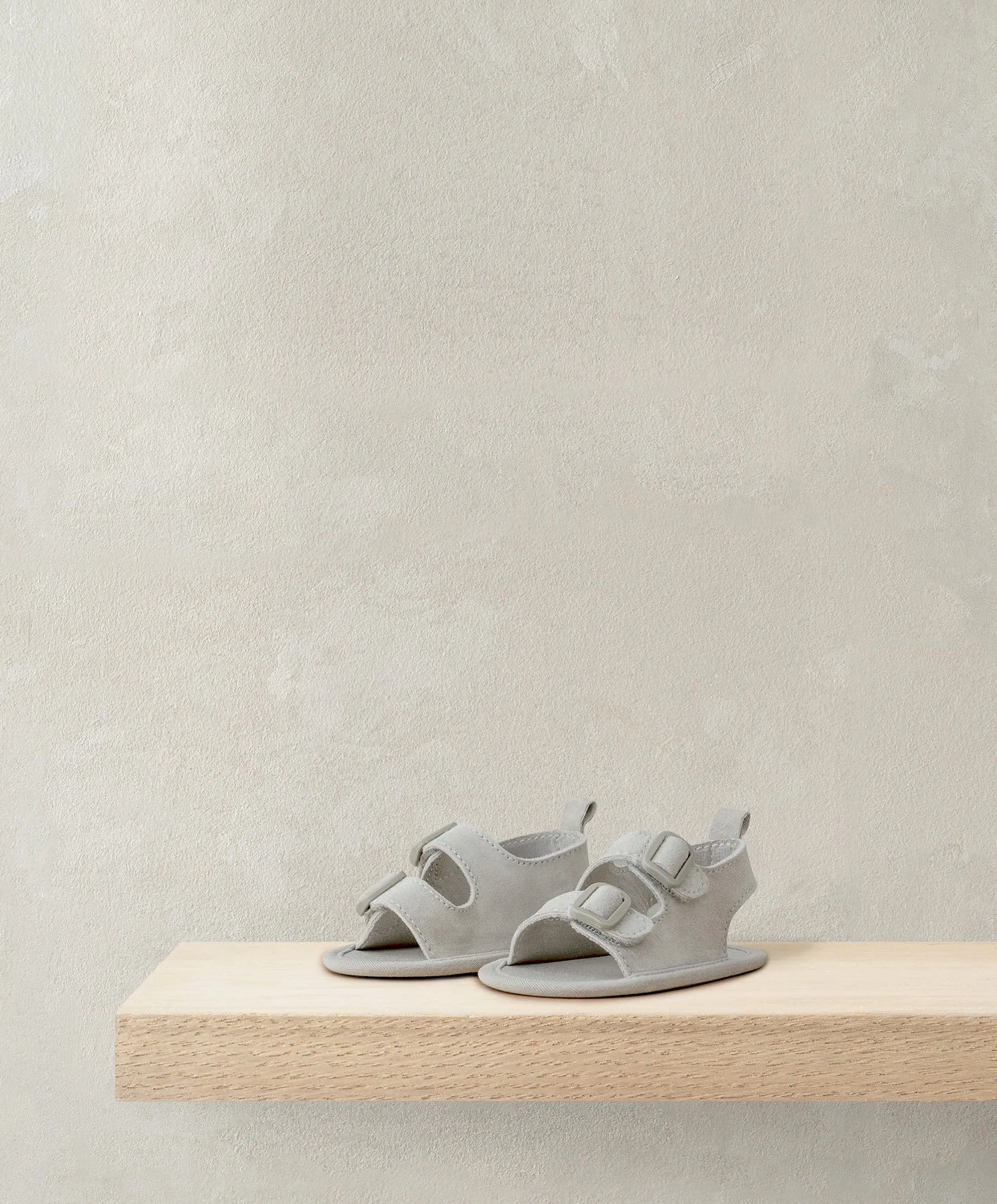 Stein Wildleder Sandalen