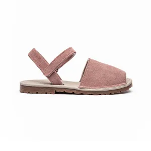 Suede Sandalen In Rosa Babykids_Childrenchic