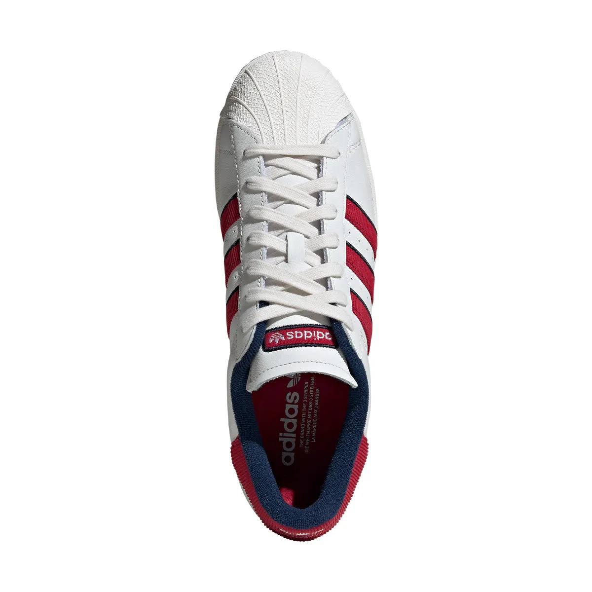 Superstar 'Weißes Team Sieg Rot Nacht Indigo'