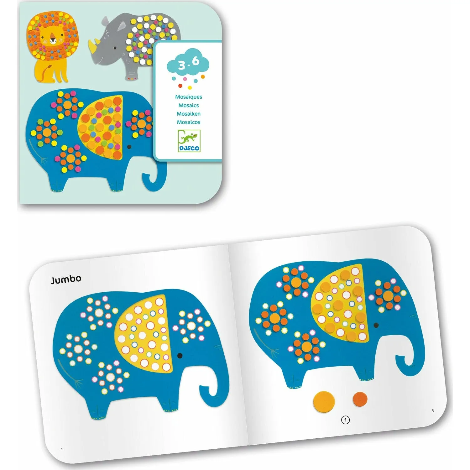 Süßes Dschungel-Aktivitäts-Set