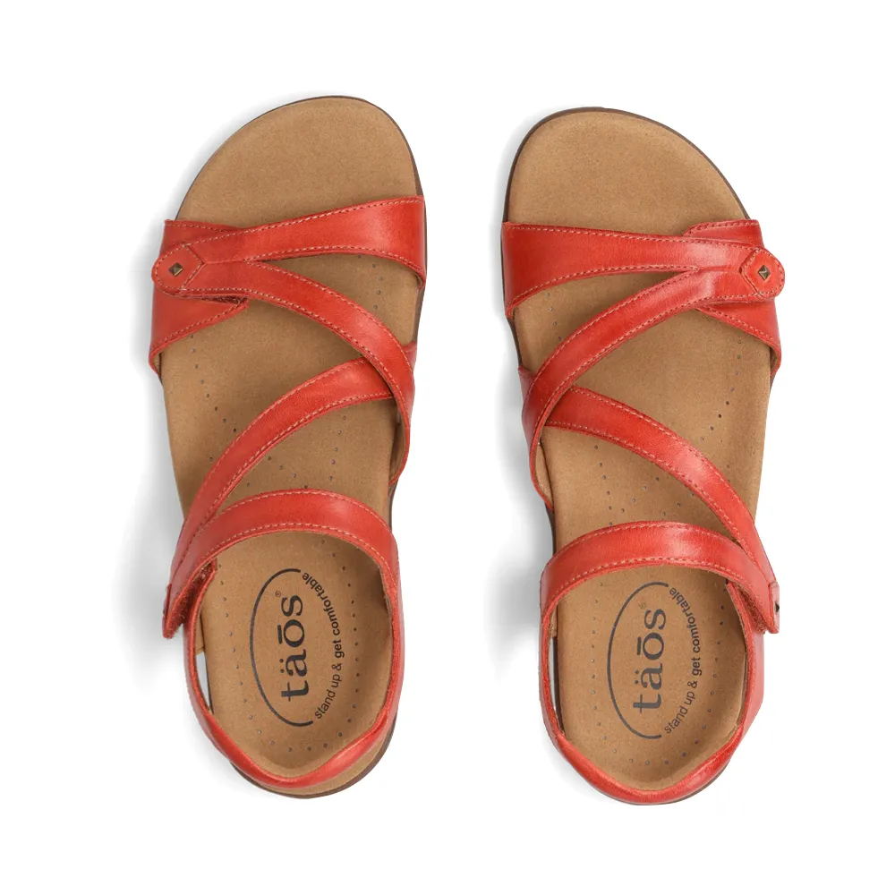 Taos Damen Big Time Sandale in Bruschetta Rot