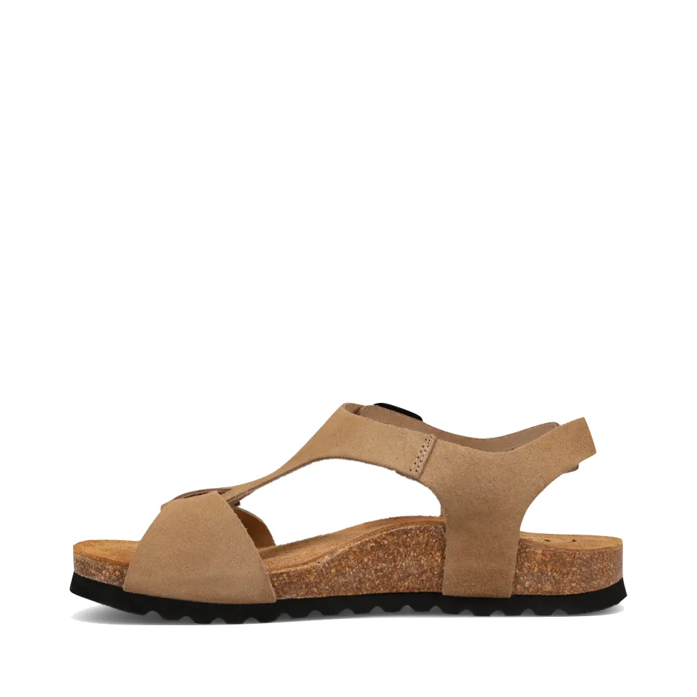 Taos Women's MVP Sandal in Oat Wildleder