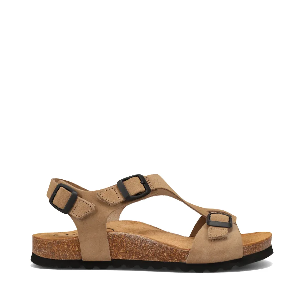 Taos Women's MVP Sandal in Oat Wildleder