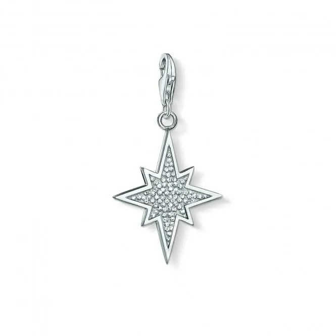 Thomas Sabo Charm Club Silber Glitzernder Stern Anhänger 1540-051-14 Thomas Sabo Sammelbare Charms