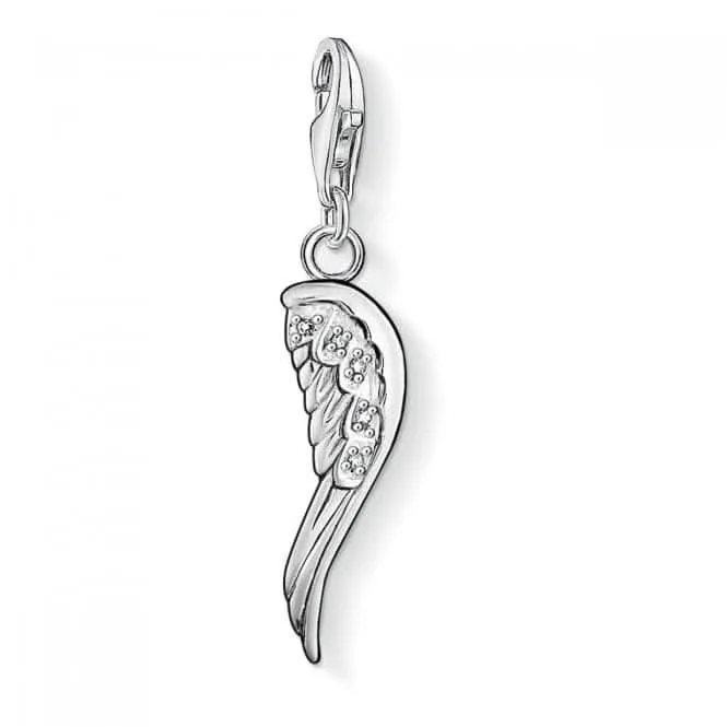 Thomas Sabo Charm Club Silber Einzelner Engel-Flügel Anhänger 0413-051-14 Thomas Sabo Sammelbare Charms