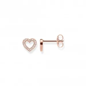 Thomas Sabo Herz Große Ohrstecker in Roségold H1945-416-14 Thomas Sabo Ohrringe