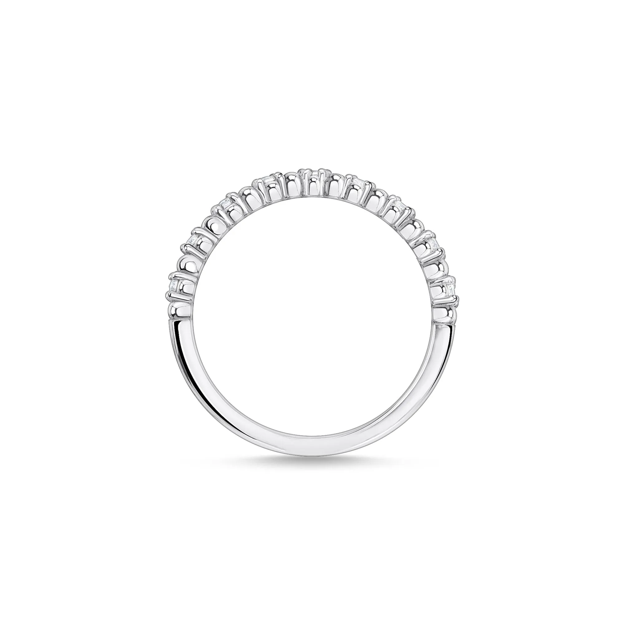 Thomas Sabo Schmuck Thomas Sabo Charm Club Sterling Silber Weiß CZ X-Form Ring