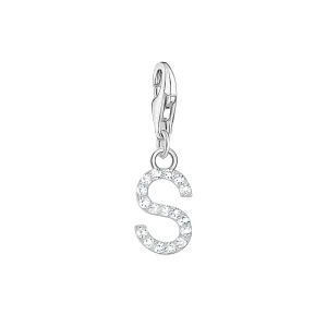 Thomas Sabo Schmuck Thomas Sabo Charmista Anhänger aus Sterling Silber mit Buchstabe S