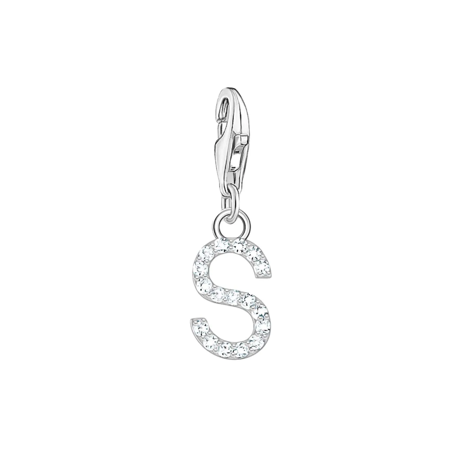 Thomas Sabo Schmuck Thomas Sabo Charmista Anhänger aus Sterling Silber mit Buchstabe S
