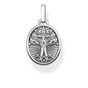Thomas Sabo Schmuck Thomas Sabo Rebel at Heart Baum der Liebe Anhänger aus oxidiertem Sterlingsilber