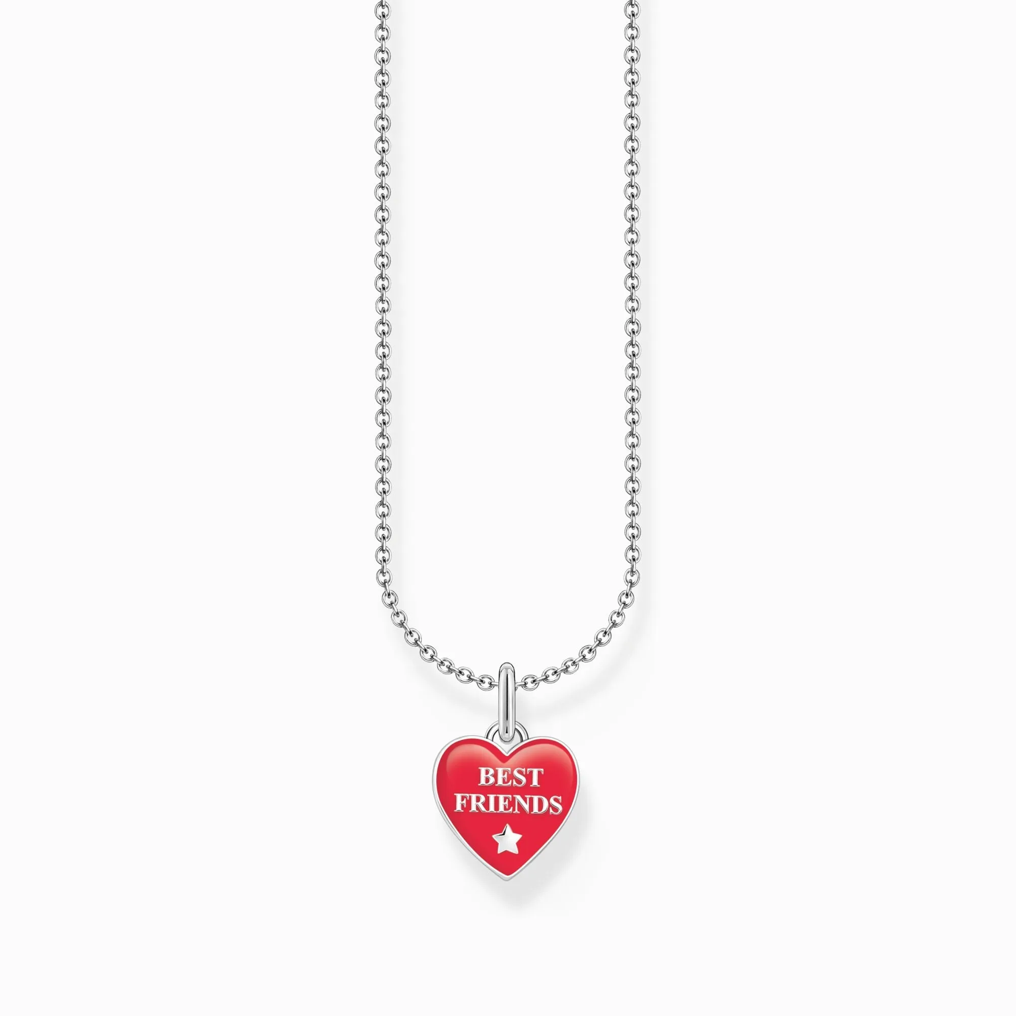 Thomas Sabo Schmuck Thomas Sabo Sterling Silber Herz Emaille Halskette