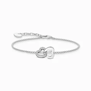 Thomas Sabo Schmuck Thomas Sabo Sterling Silber Verflochtene Herzen Armband