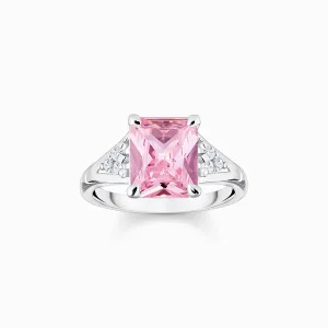 Thomas Sabo Schmuck Thomas Sabo Sterling Silber Rosa Weiße Steine Ring