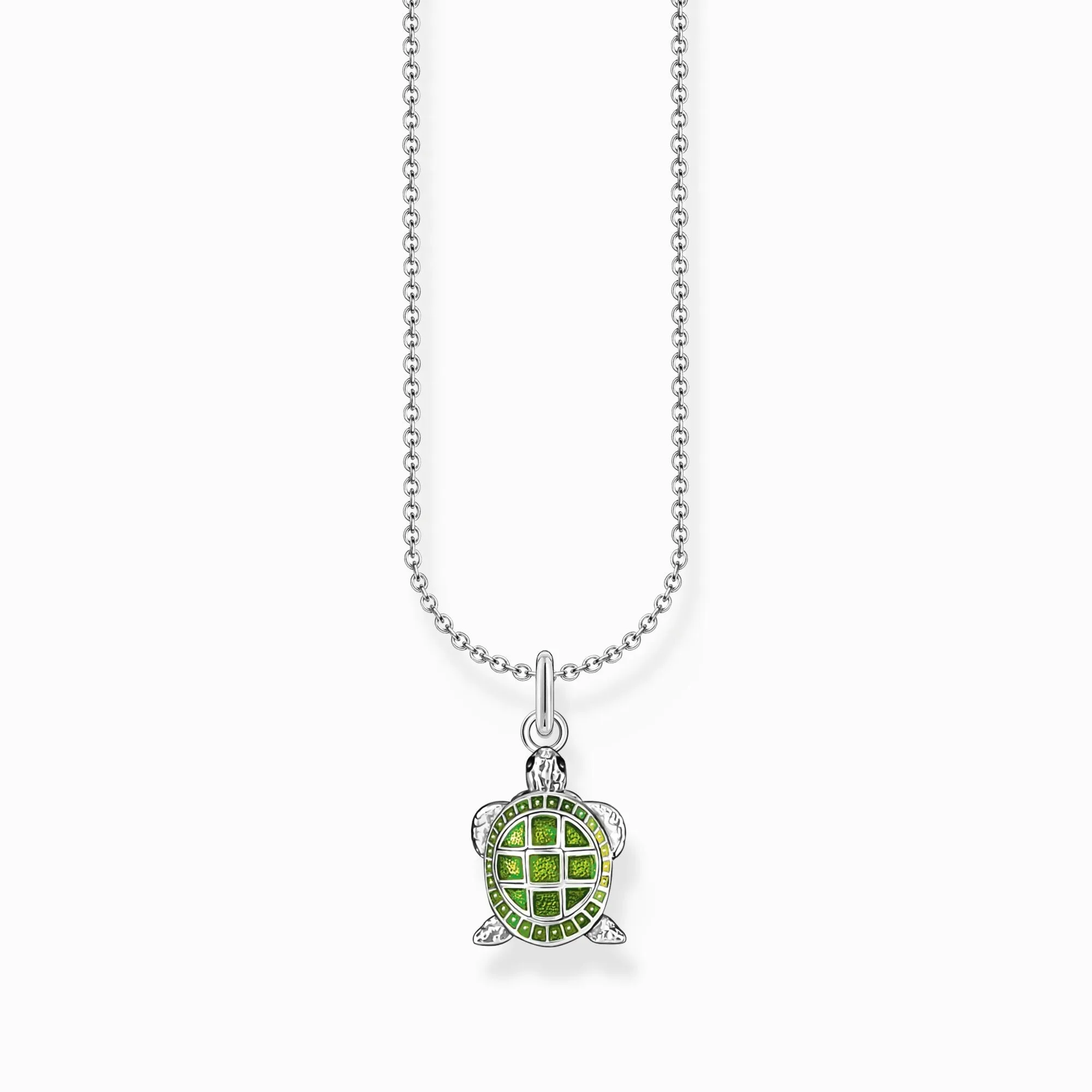 Thomas Sabo Schmuck Thomas Sabo Schildkröte Enamel Halskette aus Sterling Silber