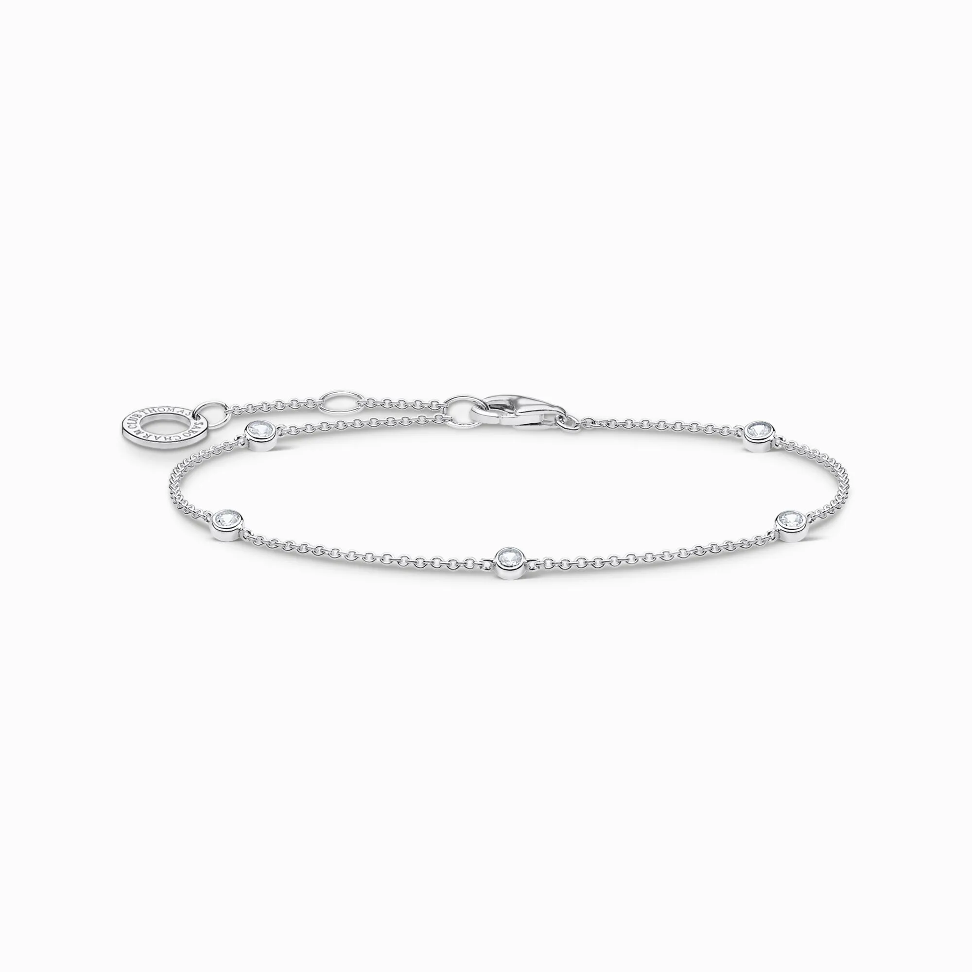 Thomas Sabo Schmuck Thomas Sabo Sterling Silber Weiße Steine Armband