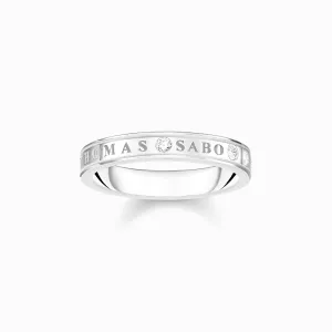 Thomas Sabo Schmuck Thomas Sabo Sterling Silber Weiße Steine Ring