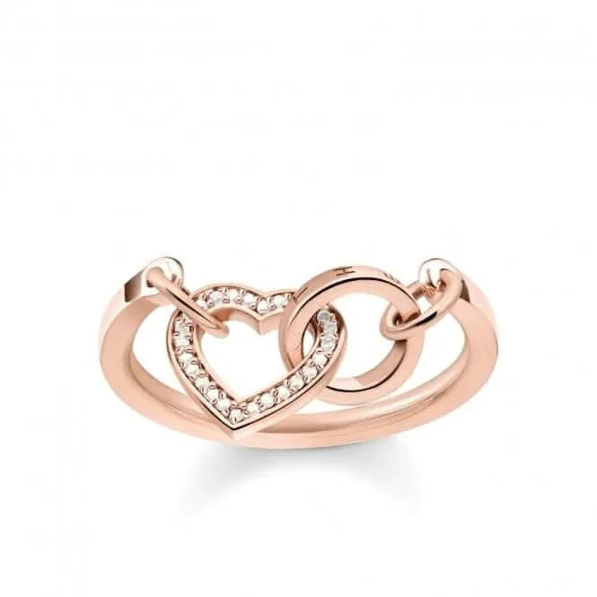 Thomas Sabo Damen Glam and Soul Roségold Together Herz Ring TR2142-416-14 Thomas Sabo Ringe