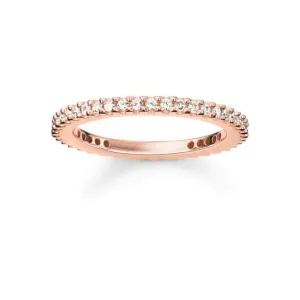 Thomas Sabo Roségold Pavé Ewigkeitring TR1980-416-14 Thomas Sabo Ringe