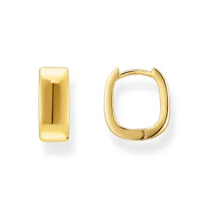 Thomas Sabo Silberschmuck Thomas Sabo Vergoldetes Sterling Silber Essentielle Winkelige 13mm Ohrringe