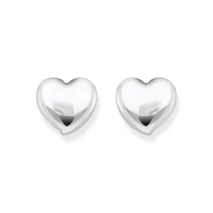 Thomas Sabo Silberschmuck Thomas Sabo Sterling Silber Mutiges Herz Stecker Ohrringe