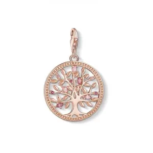 Thomas Sabo Silber Rosa Baum Der Liebe Charm Anhänger 1700-626-9 Thomas Sabo Sammelbare Charms