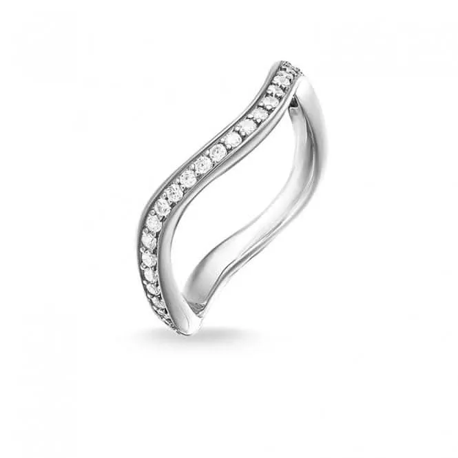 Thomas Sabo Sterling Silber Zirkonia Weiß Ring TR2010-051-14 Thomas Sabo Ringe