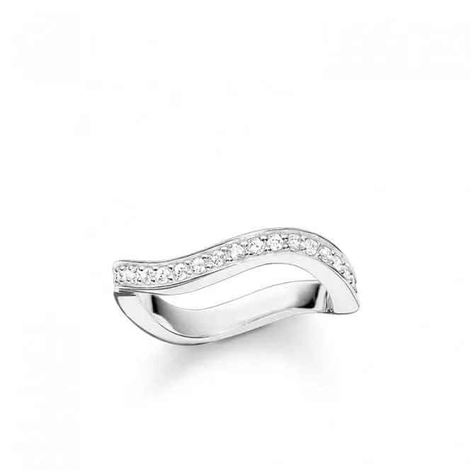 Thomas Sabo Sterling Silber Zirkonia Weiß Ring TR2010-051-14 Thomas Sabo Ringe
