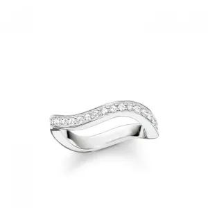 Thomas Sabo Sterling Silber Zirkonia Weiß Ring TR2010-051-14 Thomas Sabo Ringe