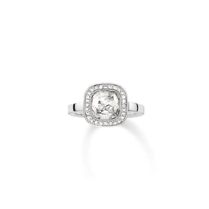 Thomas Sabo Sterling Silber Zirkonia Weiß Ring TR2029-051-14 Thomas Sabo Ringe