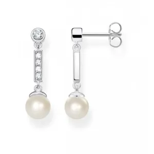 Thomas Sabo Weiße Zirkonia Perlen Ohrringe H2092-167-14 Thomas Sabo Ohrringe