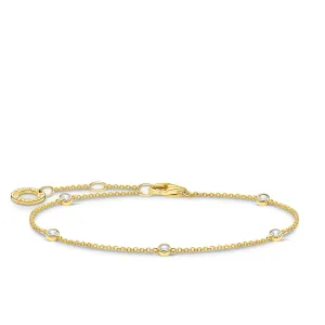 Thomas Sabo Damenarmbänder Armband mit weißen Steinen
