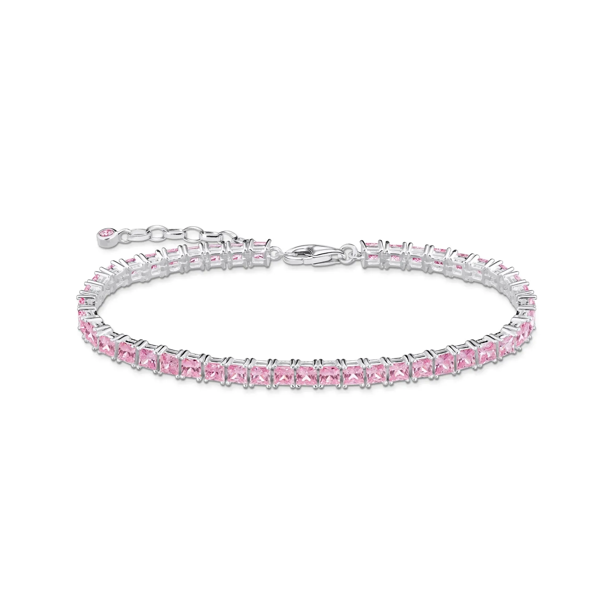 Thomas Sabo Damenarmbänder Heritage Pink Tennis Armband