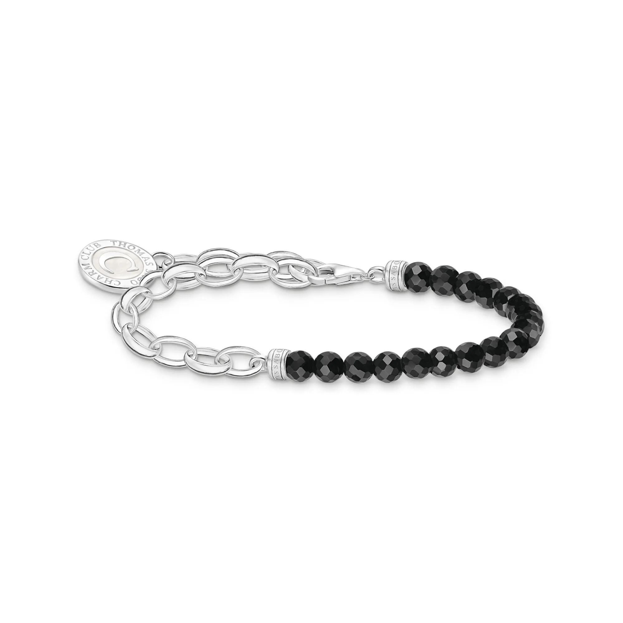 Thomas Sabo Damenarmbänder Mitglieder Charm-Armband mit Charmista-Scheibe Silber