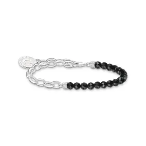 Thomas Sabo Damenarmbänder Mitglieder Charm-Armband mit Charmista-Scheibe Silber
