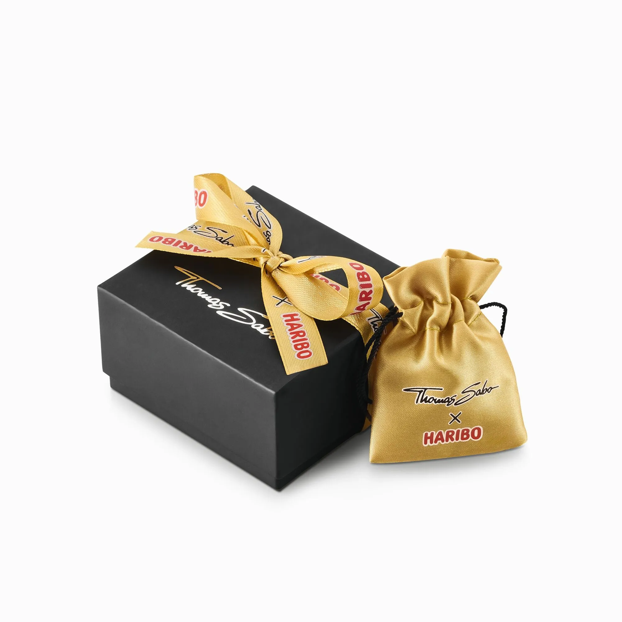 Thomas Sabo Damenarmbänder Perlenarmband mit 5 farbenfrohen Goldbären