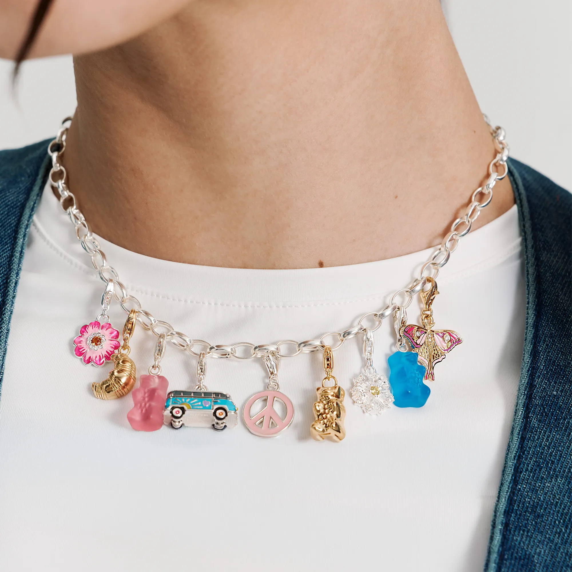 Thomas Sabo Damen Charms Schmuck Anhänger Gold HARIBO Goldbär