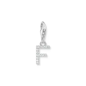 Thomas Sabo Damen Charms Schmuck Anhänger Buchstabe F Silber