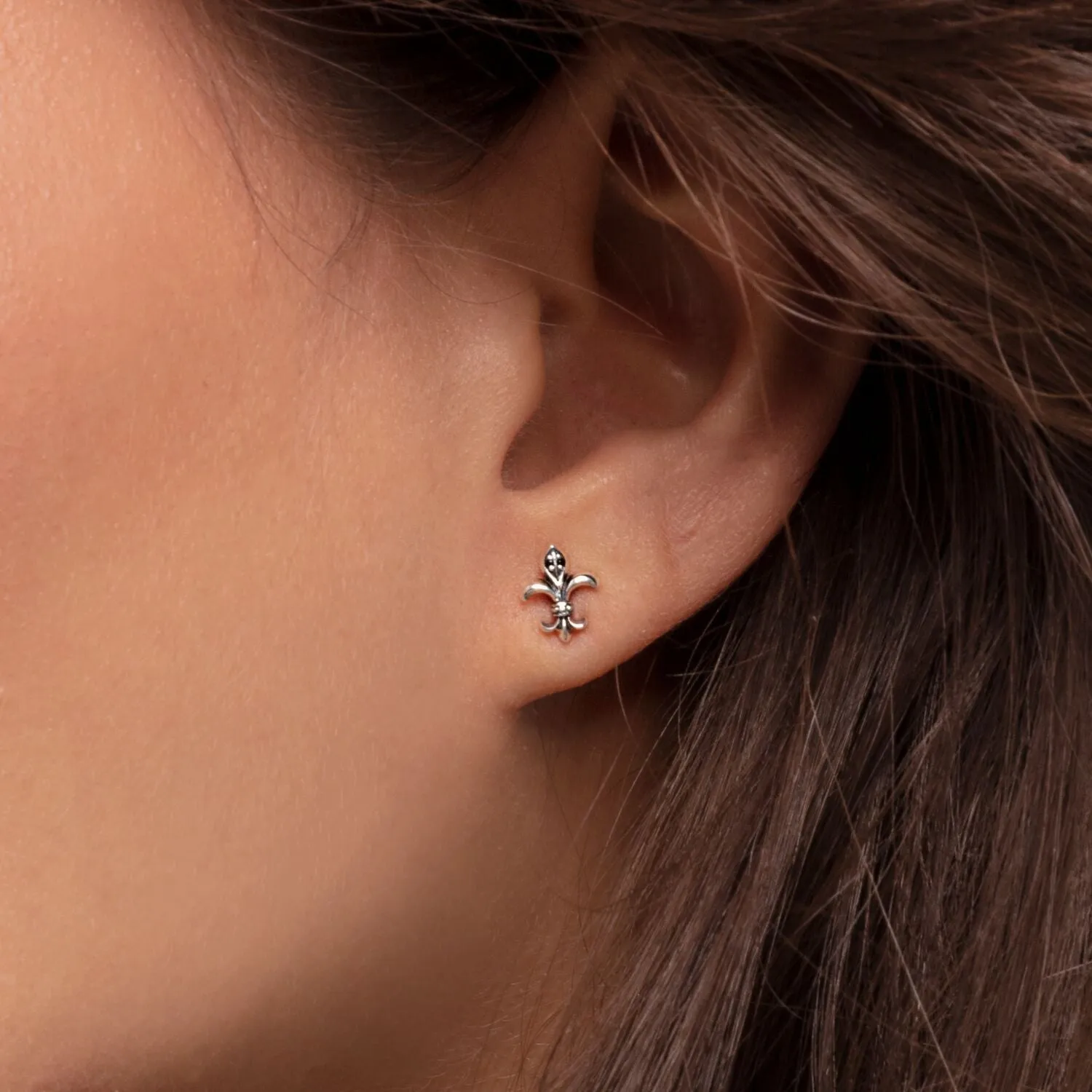 Thomas Sabo Damen Ohrringe Ohrstecker Fleur-de-Lis
