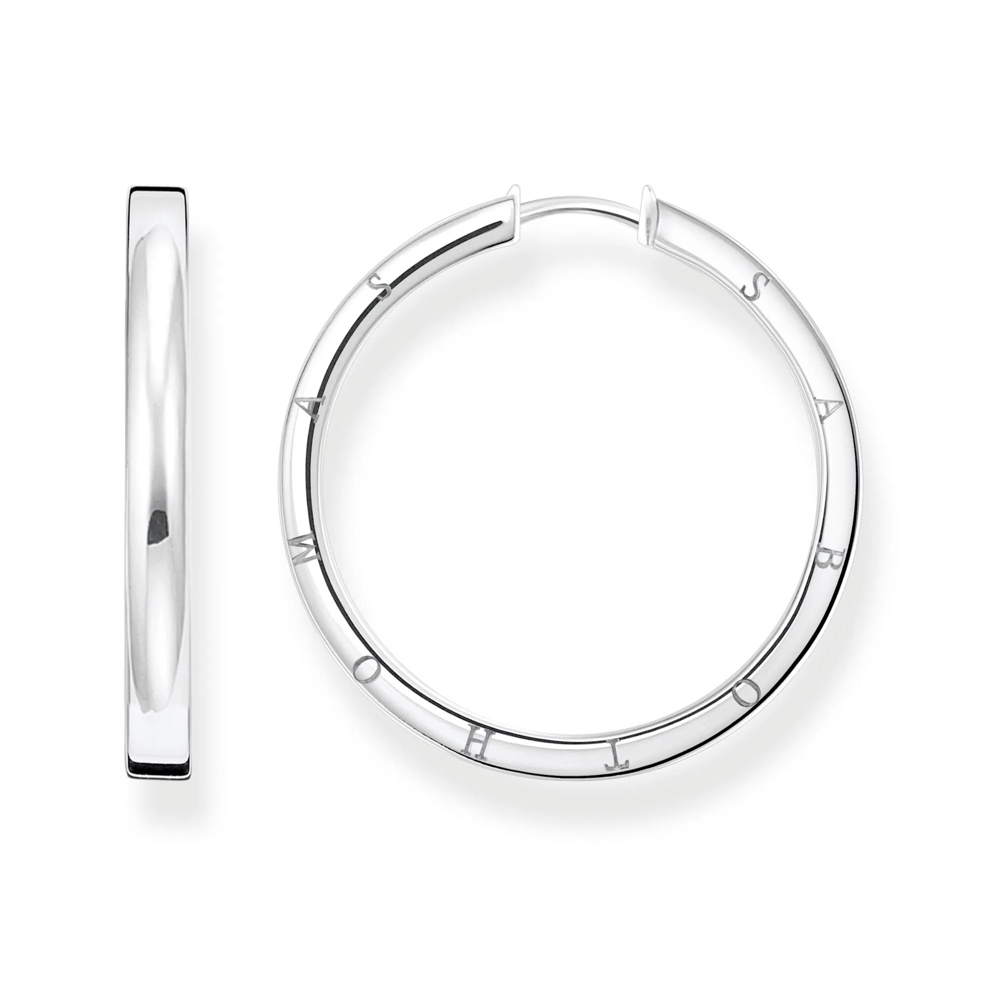 Thomas Sabo Damen Ohrringe Creolen groß silber