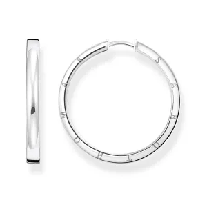 Thomas Sabo Damen Ohrringe Creolen groß silber
